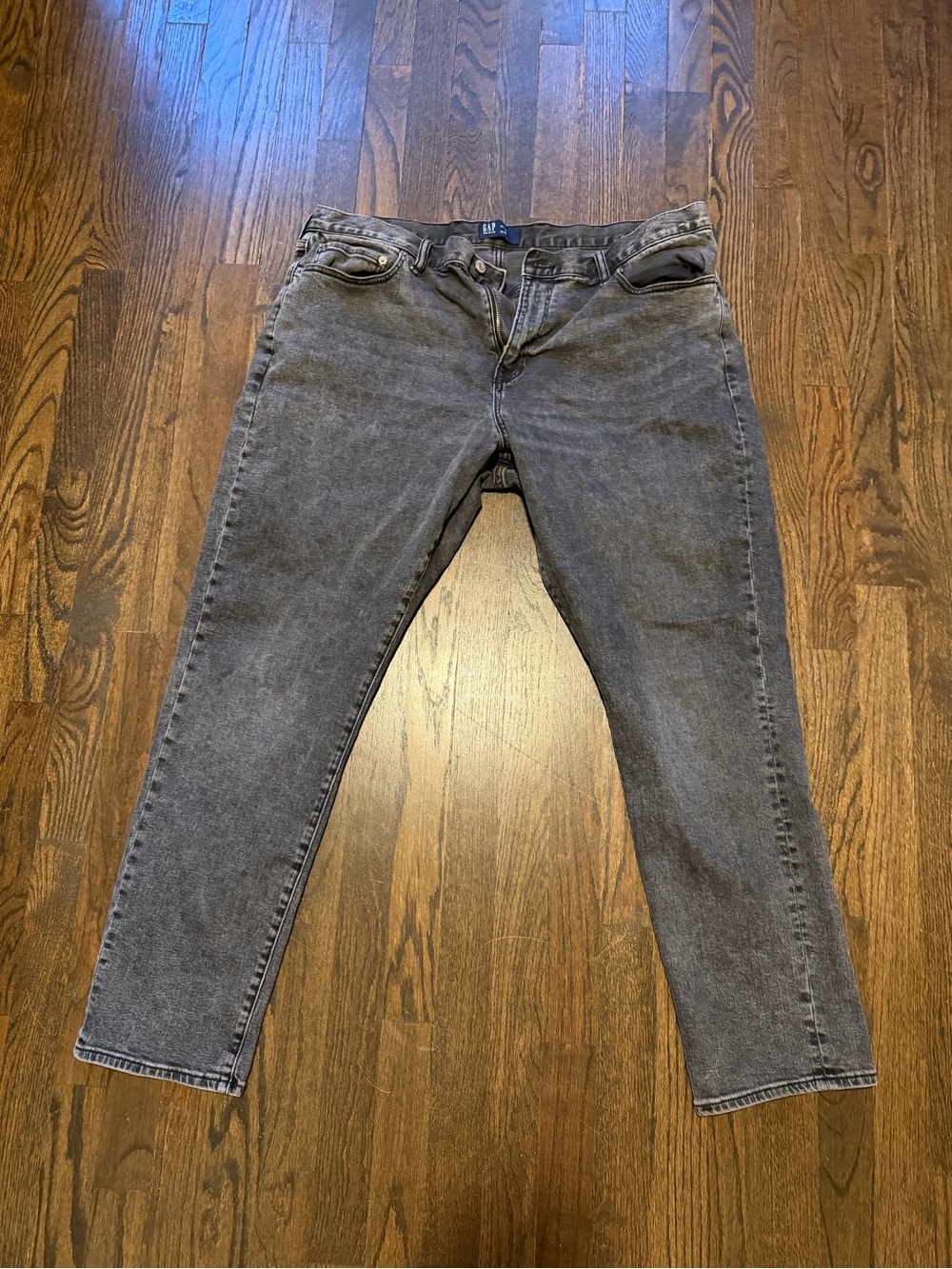 GAP Men's Charcoal Slim Straight Jeans